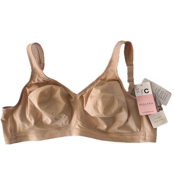 Rosa Faia Other - Rosa Faia Twin Soft Bra 46C Desert Beige Comfort T Shirt Bra Wireless Non-Padded